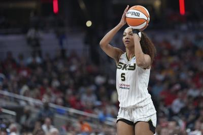 WNBA investigating racial slurs by fans made at Angel Reese during Indiana game, AP Source says