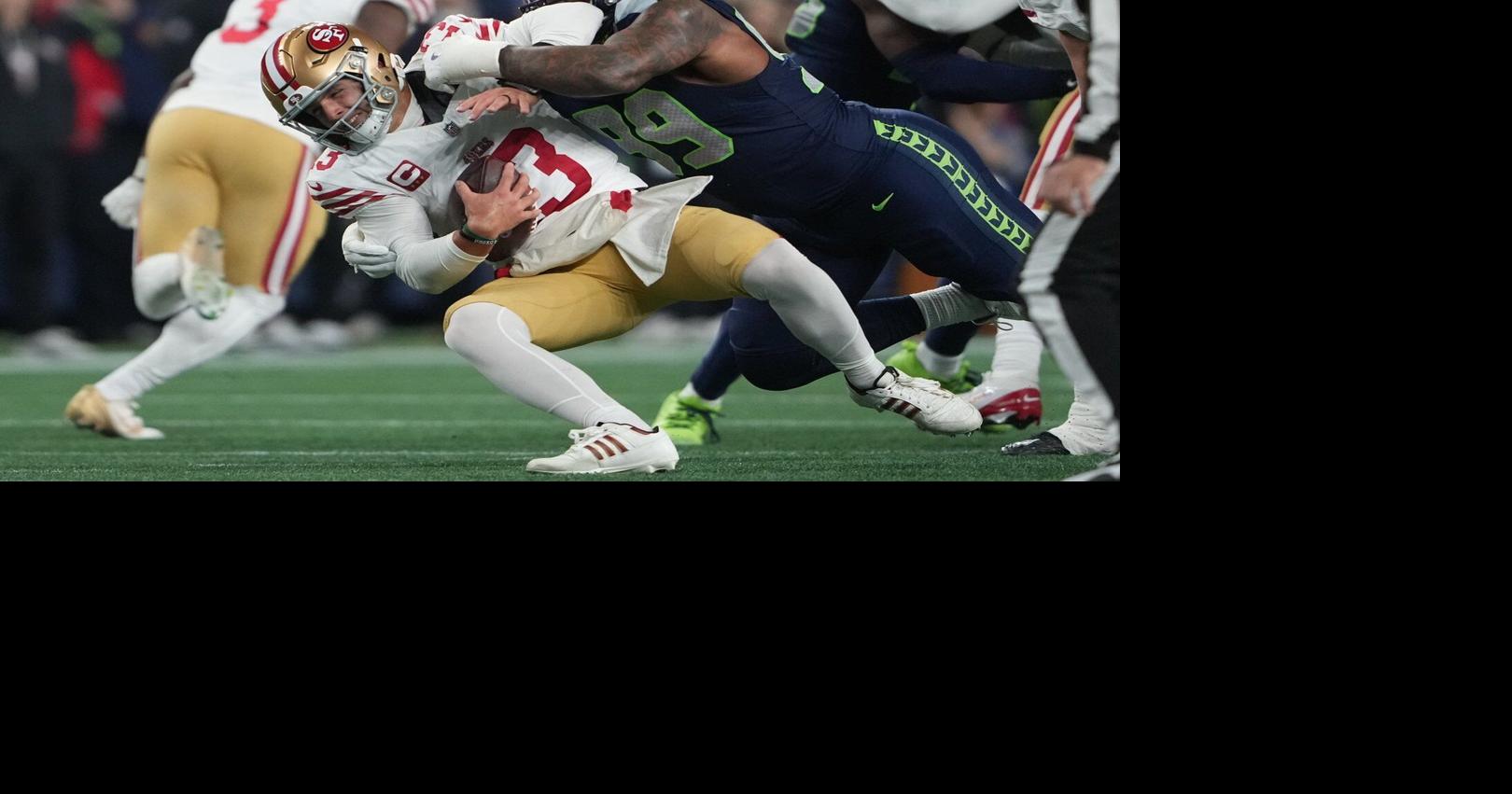 49ers’ injury-plagued season ends with a dud in lopsided loss to Seahawks