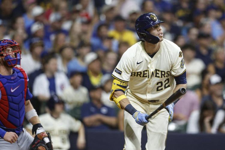 Brewers hit 3 HRs in 8-4 win over Cubs, take top spot in NL Central