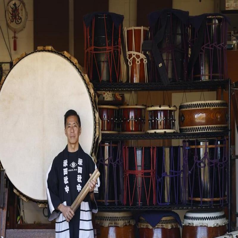 A traditional Japanese drum collection in Scarborough