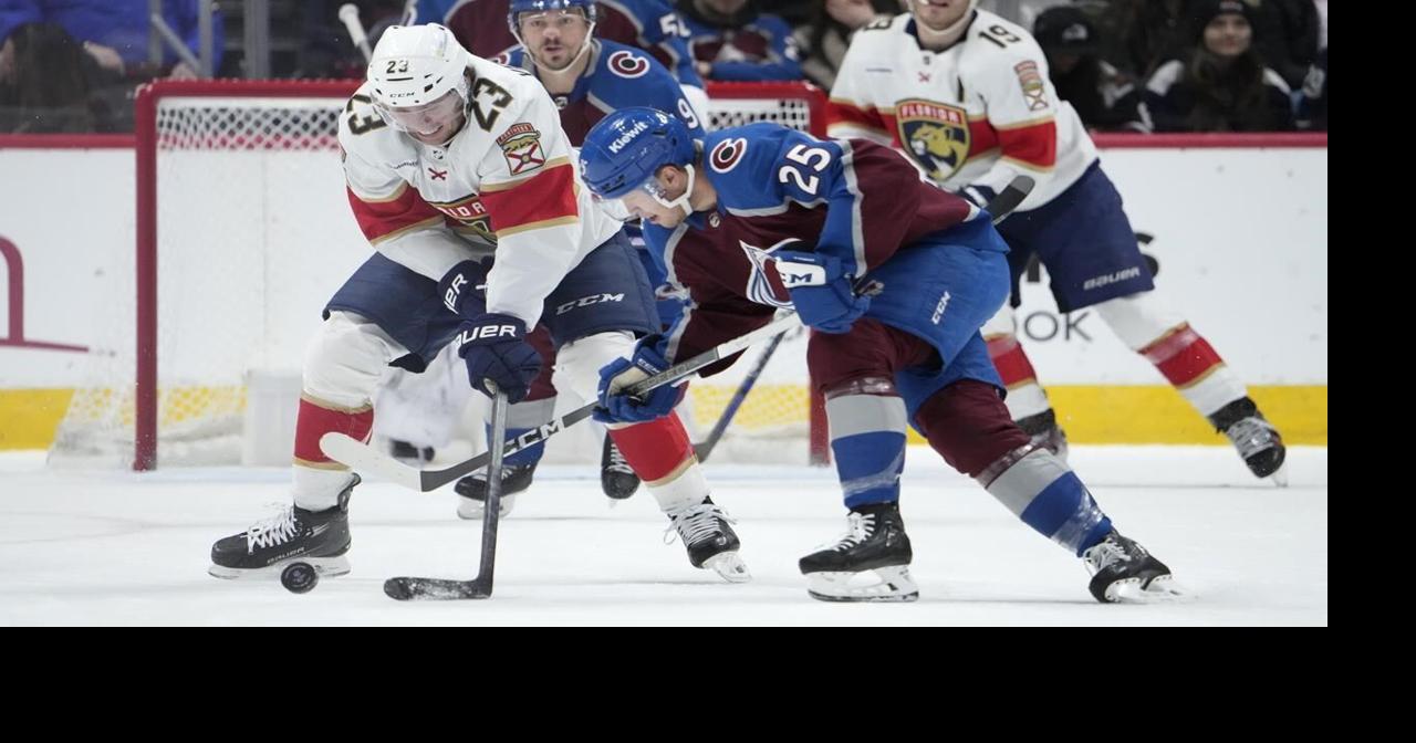 Sam Reinhart scores 3 more goals as the streaking Florida Panthers beat the Colorado Avalanche 8-4