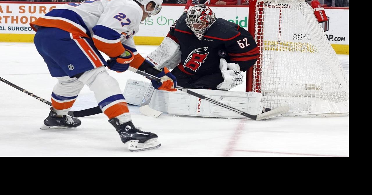 Kochetkov's first shutout of season lifts Hurricanes past Islanders 4-0