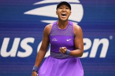Coco Gauff and Naomi Osaka play each other at the US Open on Monday