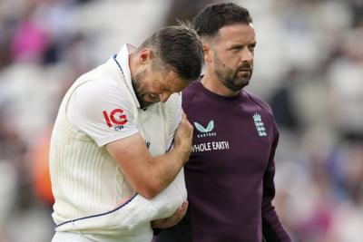 England bowler Chris Woakes to miss rest of England-India test with shoulder injury