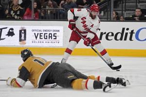 Hurricanes score twice in the 3rd period to beat the Golden Knights 3-1