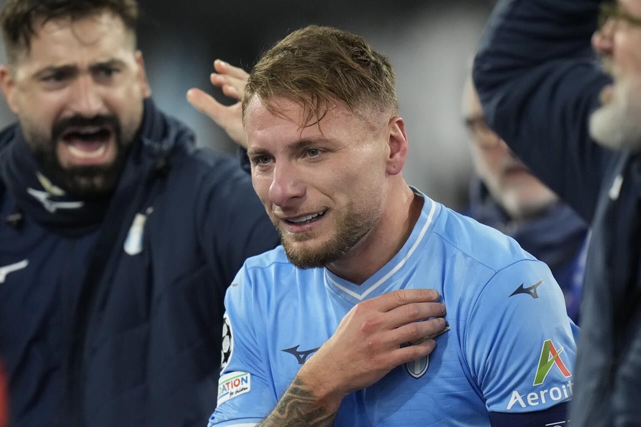 Ciro Immobile scores 2 late goals and Lazio beats Celtic 2 0 to