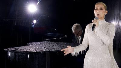 Celine Dion wows at Paris Olympic Games