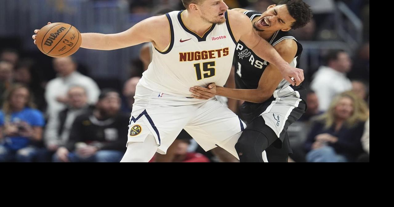 Jokic and Nuggets beat the Spurs 122-111 in overtime to spoil Wembanyama's 21st birthday