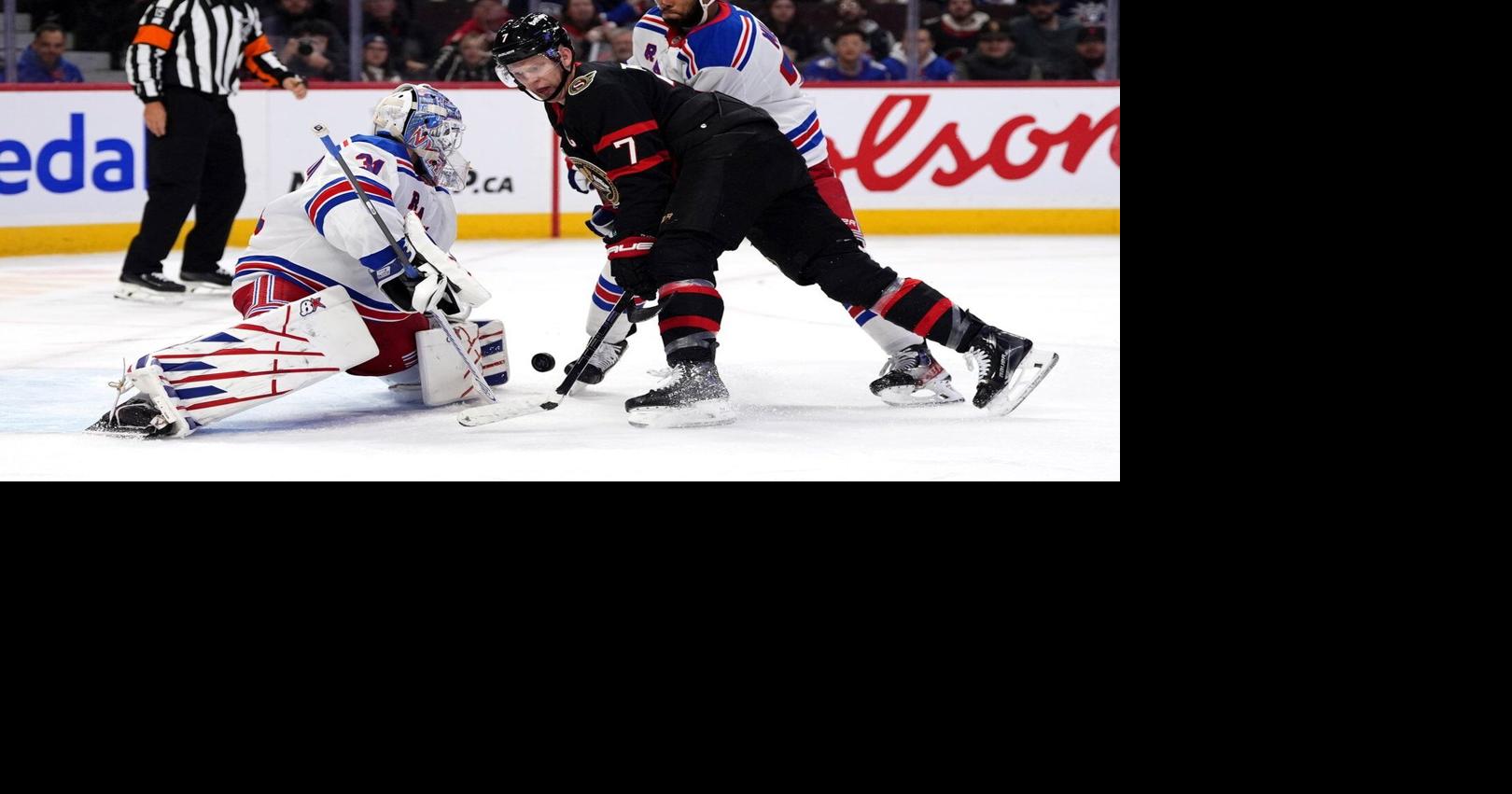 Tkachuk scores twice including OT winner to give Sens 4-3 win over Rangers
