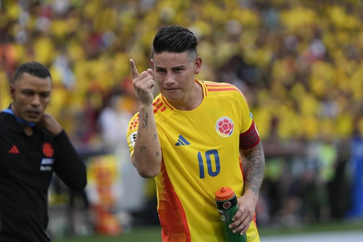 Colombia edges Argentina 2-1, Brazil loses to Paraguay in South American World Cup qualifying