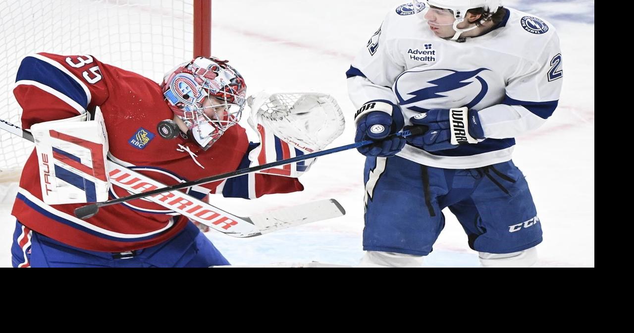 Jake Evans scores late winner as Canadiens complete 3-2 comeback over Lightning