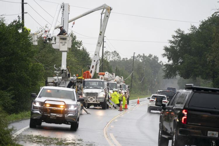 Helene makes landfall in northwestern Florida as a Category 4 hurricane