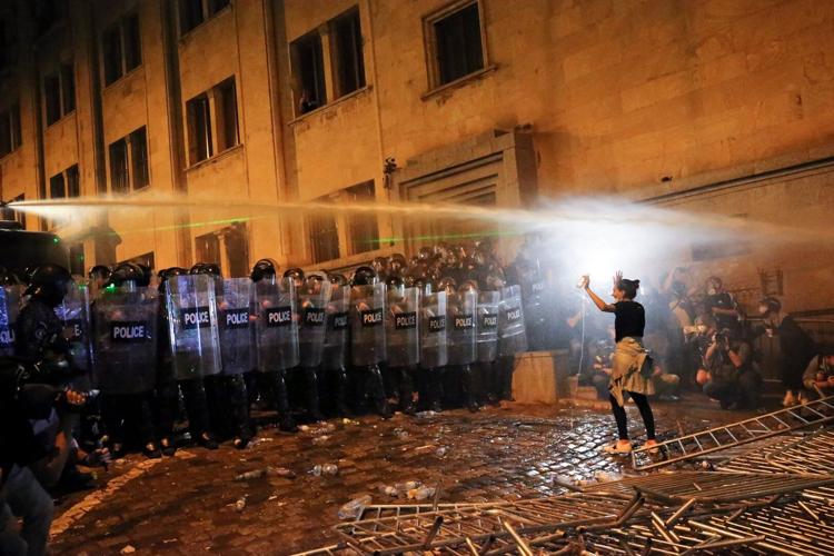 A Russia-like crackdown in Georgia is targeting protesters, rights ...