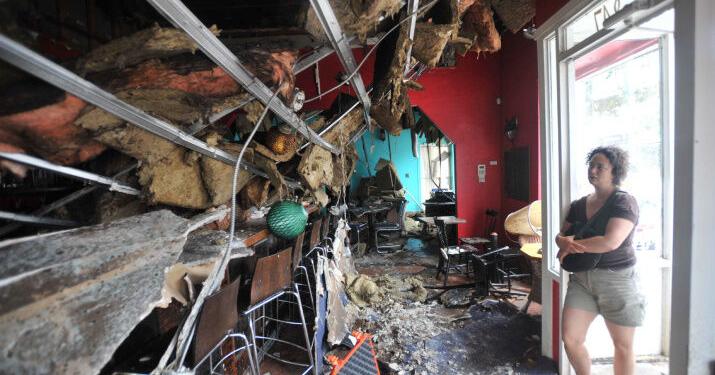 Fire destroys a restaurant and a lifelong dream