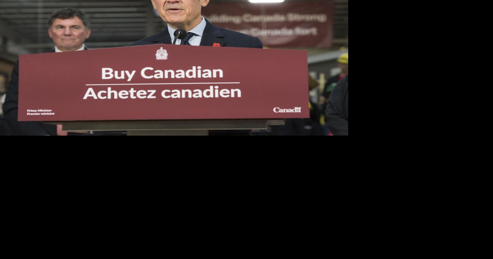 In Terrace B.C., Carney announced a new list of projects that his government is referring to the Major Projects Office.