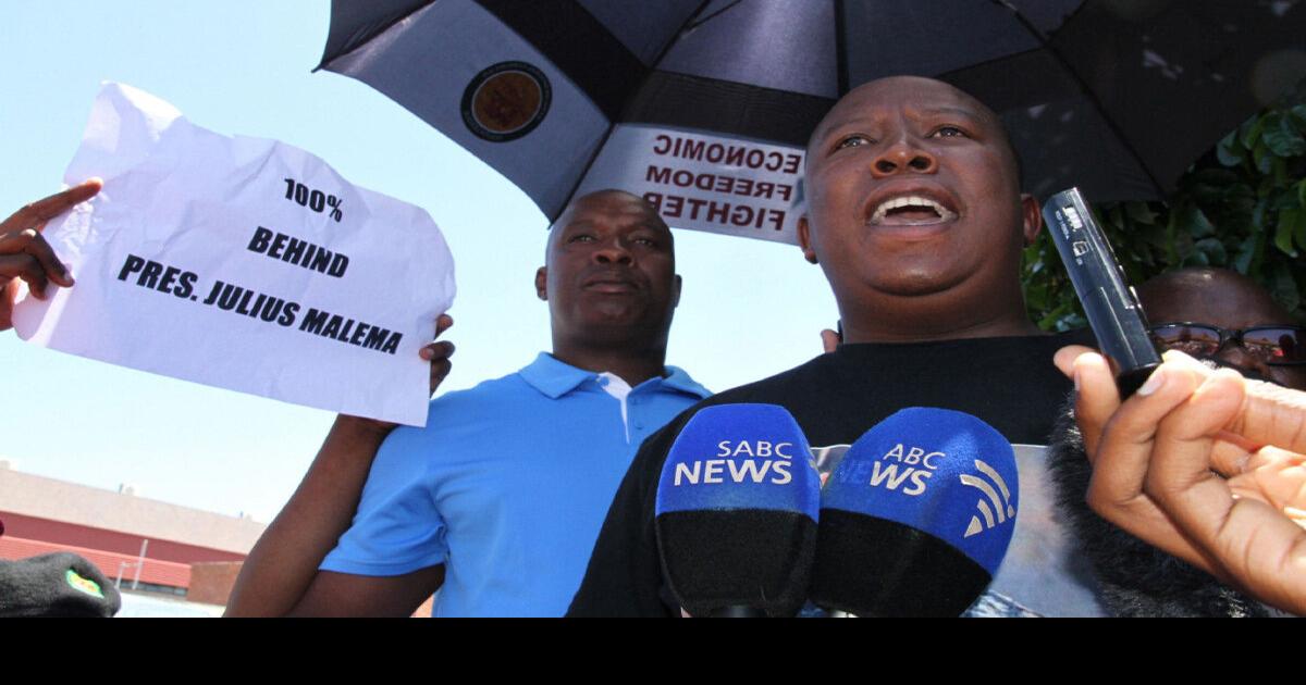 Fiery political leader’s expulsion leaves void for South Africa's poor