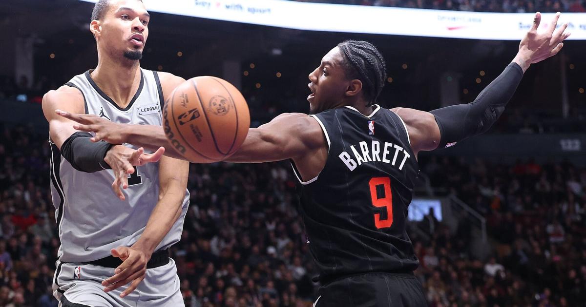 The Raptors threw everything they could at Victor Wembanyama ...