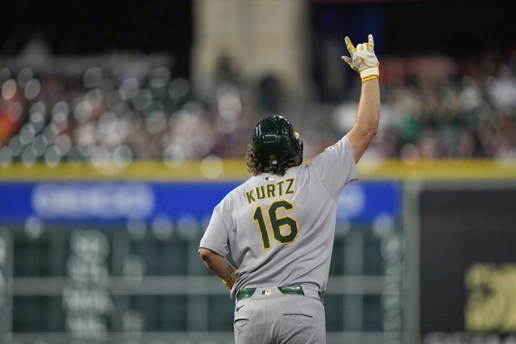 Nick Kurtz becomes first MLB rookie with 4-homer game as Athletics beat Astros 15-3