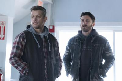 Review: In 'The Instigators,' a heist goes terrifically wrong