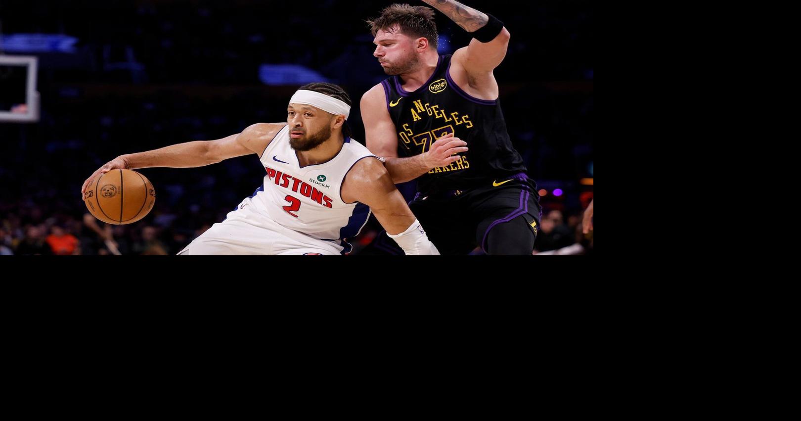 LeBron James loses on his 41st birthday as Cunningham leads the Pistons past the Lakers, 128-106