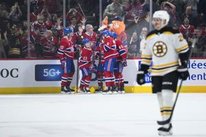 Gallagher has two points, Canadiens dominate struggling Bruins in 4-1 win