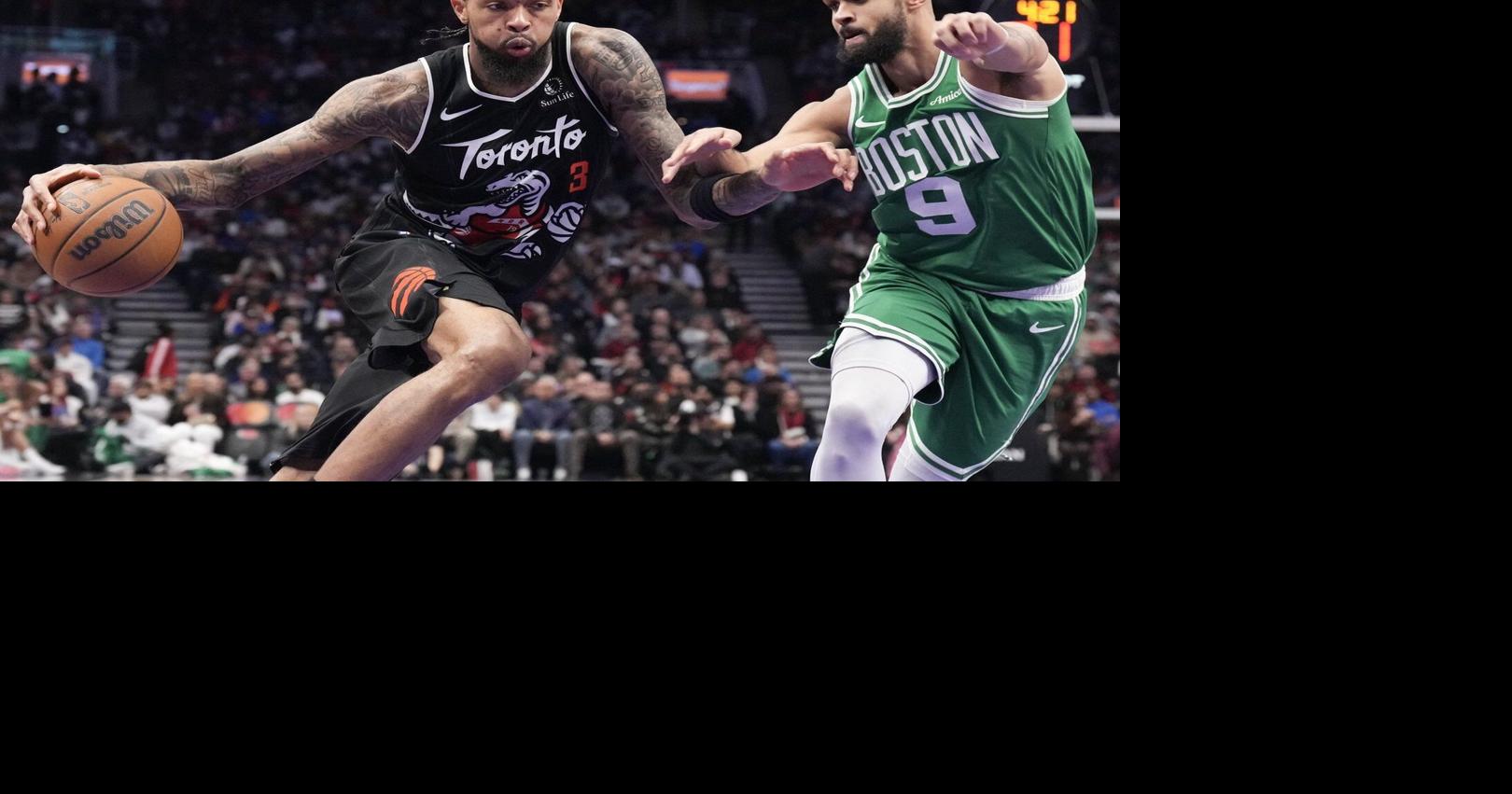 Brown scores 30, Celtics hold off Raptors comeback attempt in 121-113 win