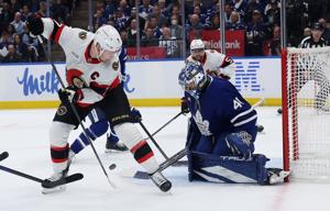 Leafs vs. Senators: Gaudette goal ties it late as Ottawa forces overtime against Toronto