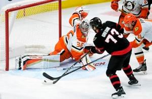 Drake Batherson scores hat trick, Senators romp 5-1 over Ducks