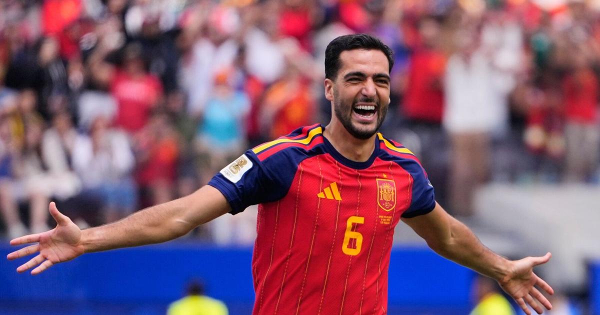 Mikel Merino glänzt erneut, als Spanien Belgien im WM-Viertelfinale mit ...