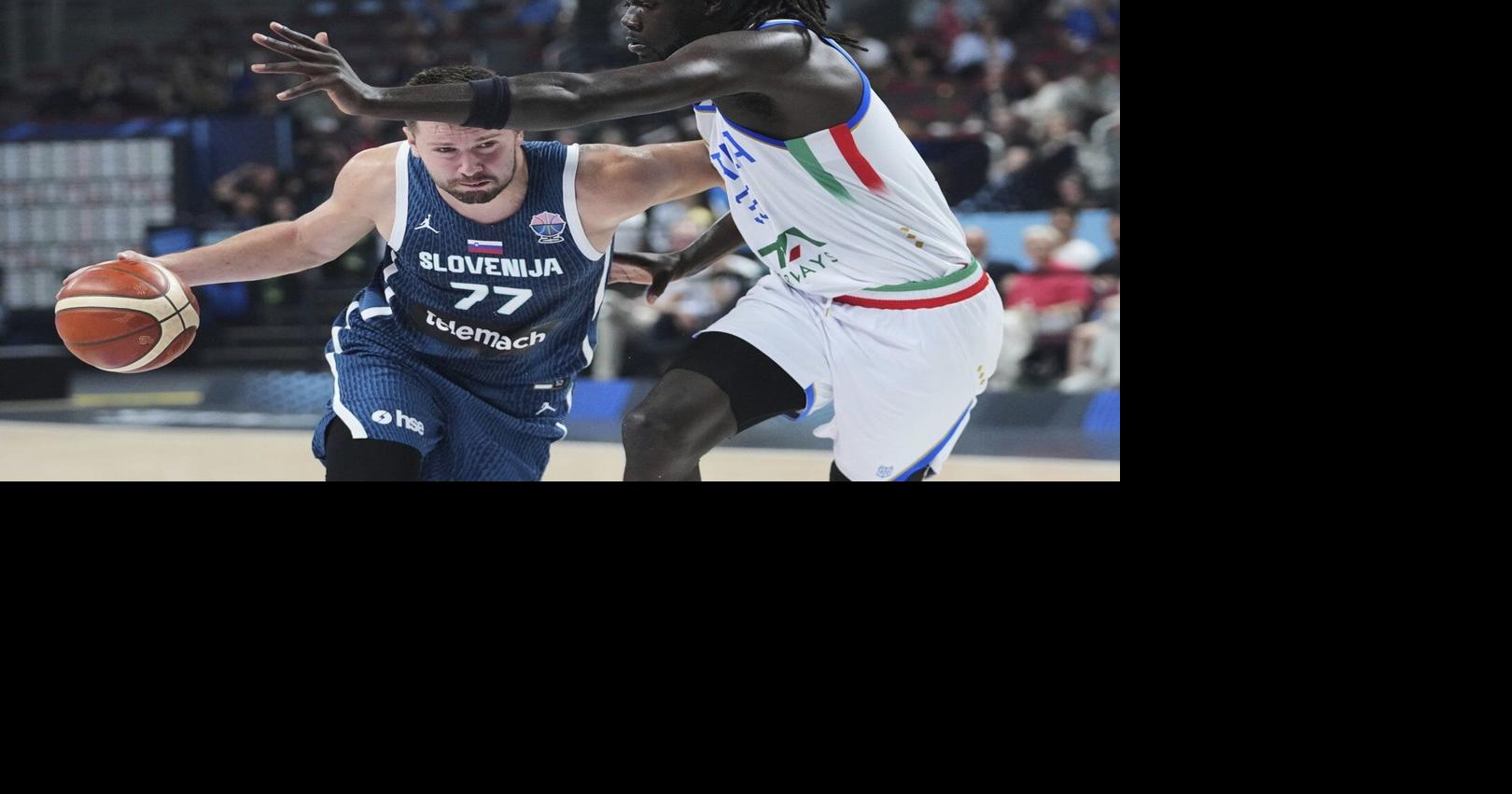 Luka Doncic scores 30 in the first half of EuroBasket game for Slovenia ...
