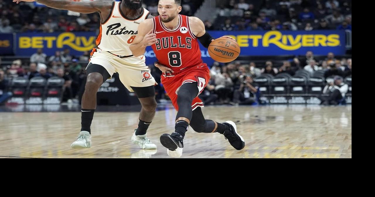 Zach LaVine's 16 fourth-quarter points lead Bulls past Pistons 122-112