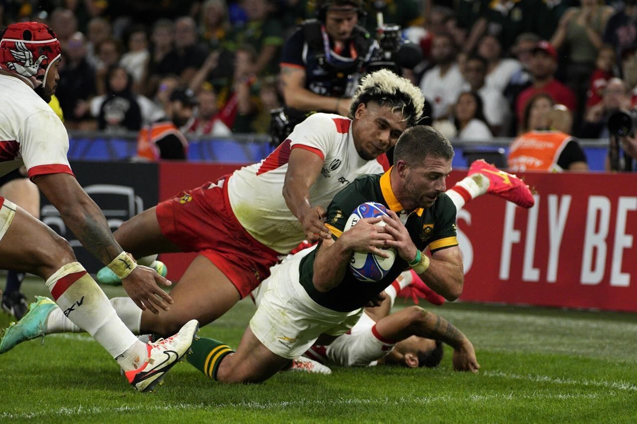 South Africa and Australia win at the Rugby World Cup