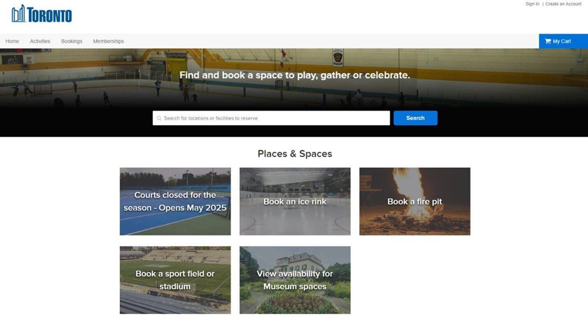 Toronto Fun Guide. Log In Revamped site for Toronto recreation programs goes live