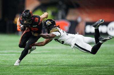Road to CFL hasn't been an easy one for Lions receiver Ayden Eberhardt