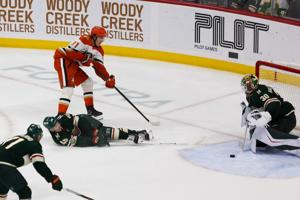 Jesper Wallstedt is giving the playoff-bound Wild a boost in goal, no matter how his name is spelled