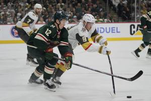 Golden Knights find a spark with a new top line as they prepare to host the Wild in Game 5