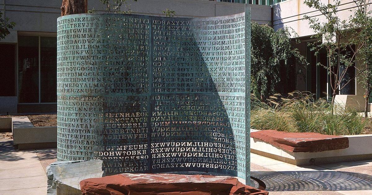 Kryptos' final code remains unsolved. The CIA sculpture's creator is ...