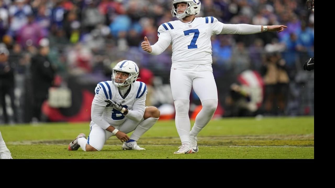 Matt Gay kicks 4 FGs over 50 yards, including OT winner, as Colts beat  Ravens 22-19 – KGET 17