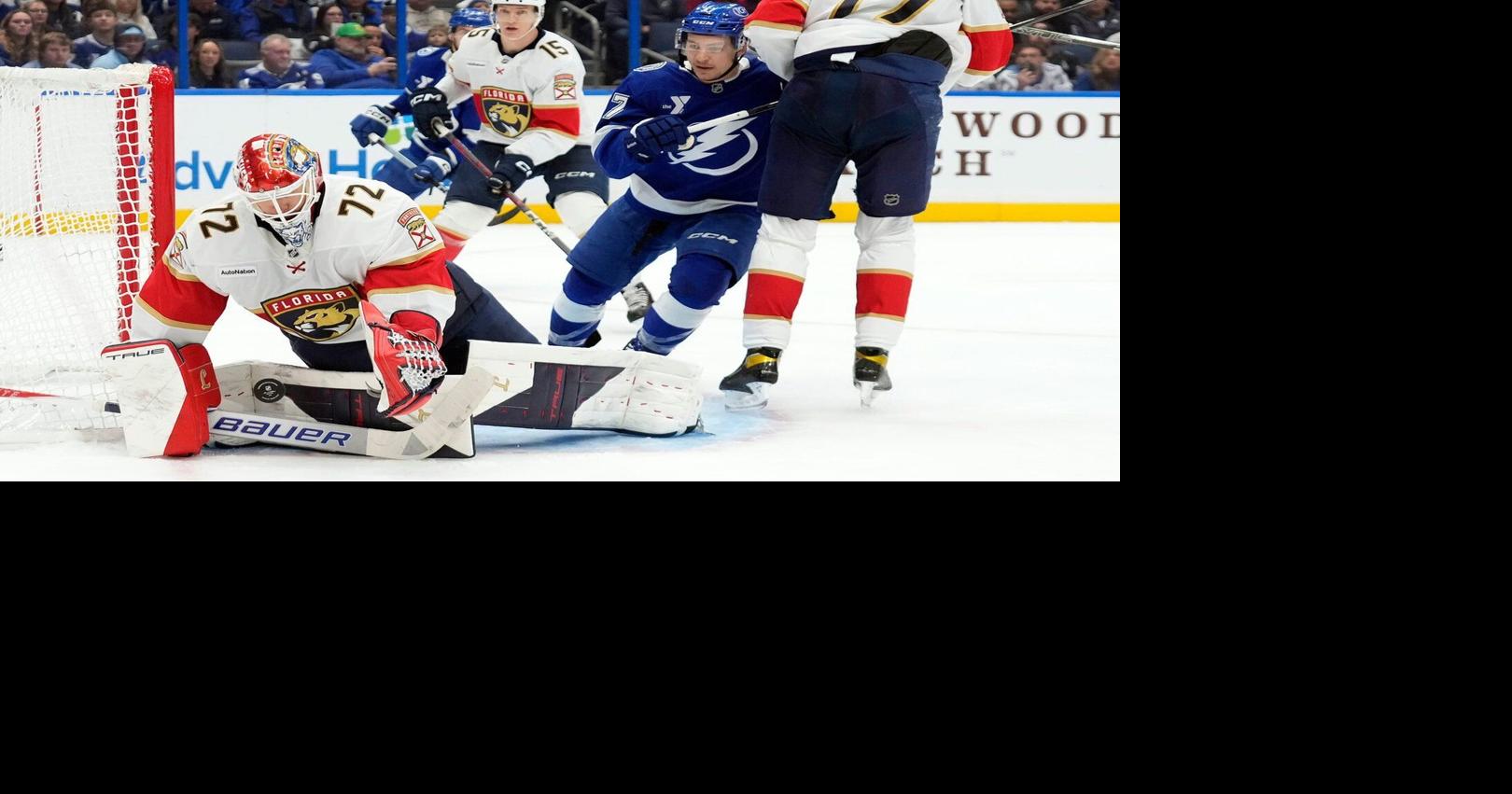 Sam Reinhart scores twice to lead Panthers over Lightning 5-2