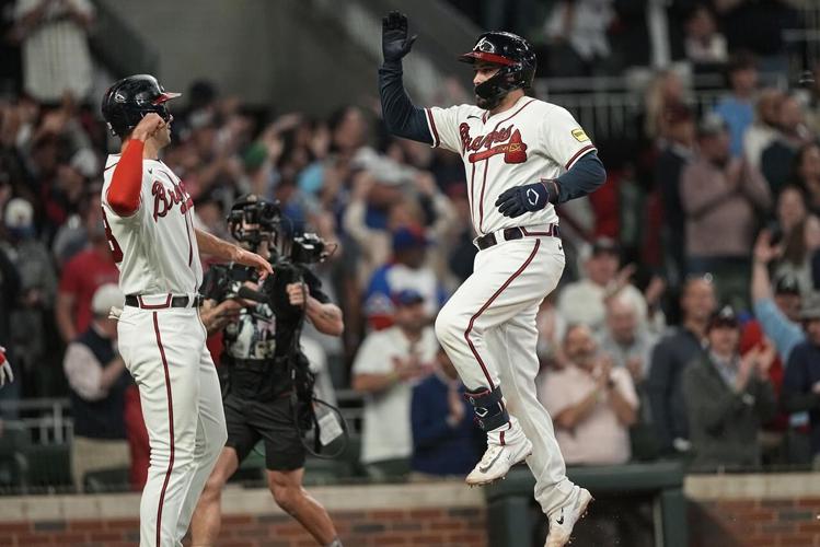 Braves rally for 5-4 win over Phillies on d'Arnaud, Riley homers and  game-ending double play – KXAN Austin