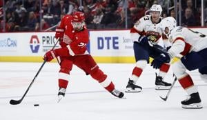 Detroit Red Wings captain and leading scorer Dylan Larkin is out 2 weeks with injury