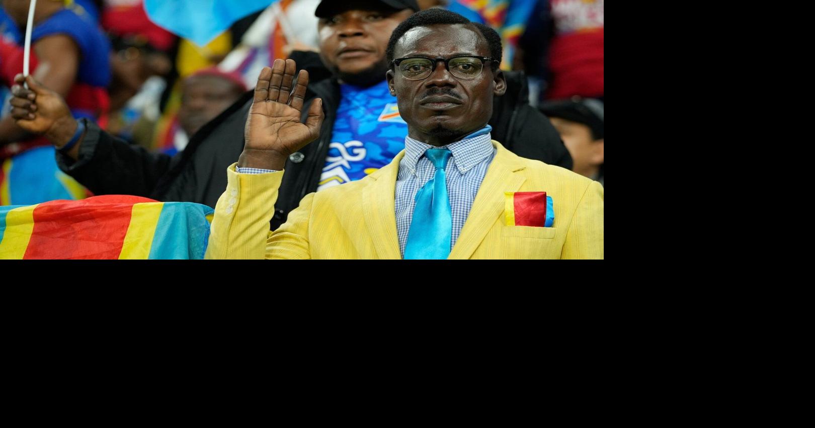 Statuesque Congo fan ‘Lumumba’ stands above all others at Africa Cup