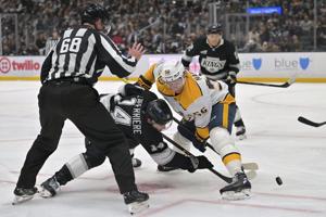 Luke Evangelista ends shootout in 8th round, Predators tighten playoff race with 5-4 win over Kings