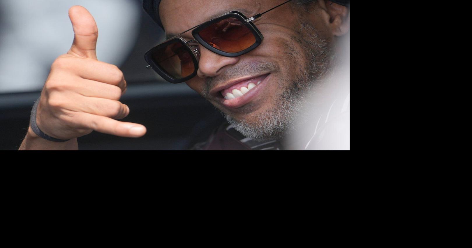 Brazil great Ronaldinho arrives in Italy for beach ceremony after signing for third-tier Ravenna