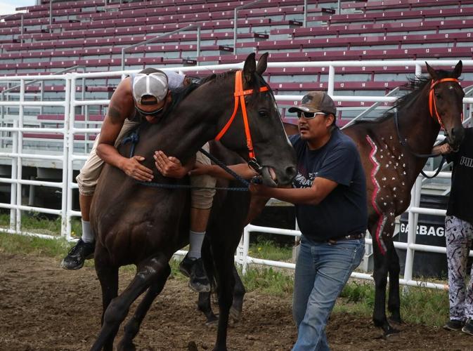 Indian relay racing at Calgary Stampede showcases tradition at top speed