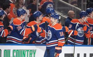 Hyman, Ingram help Oilers sting the Blues 5-0