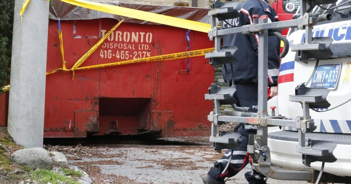 Toronto police investigating after body found in dumpster