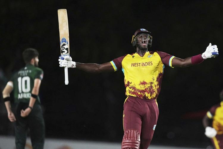 West Indies hold their nerves to beat Pakistan in T20 thriller