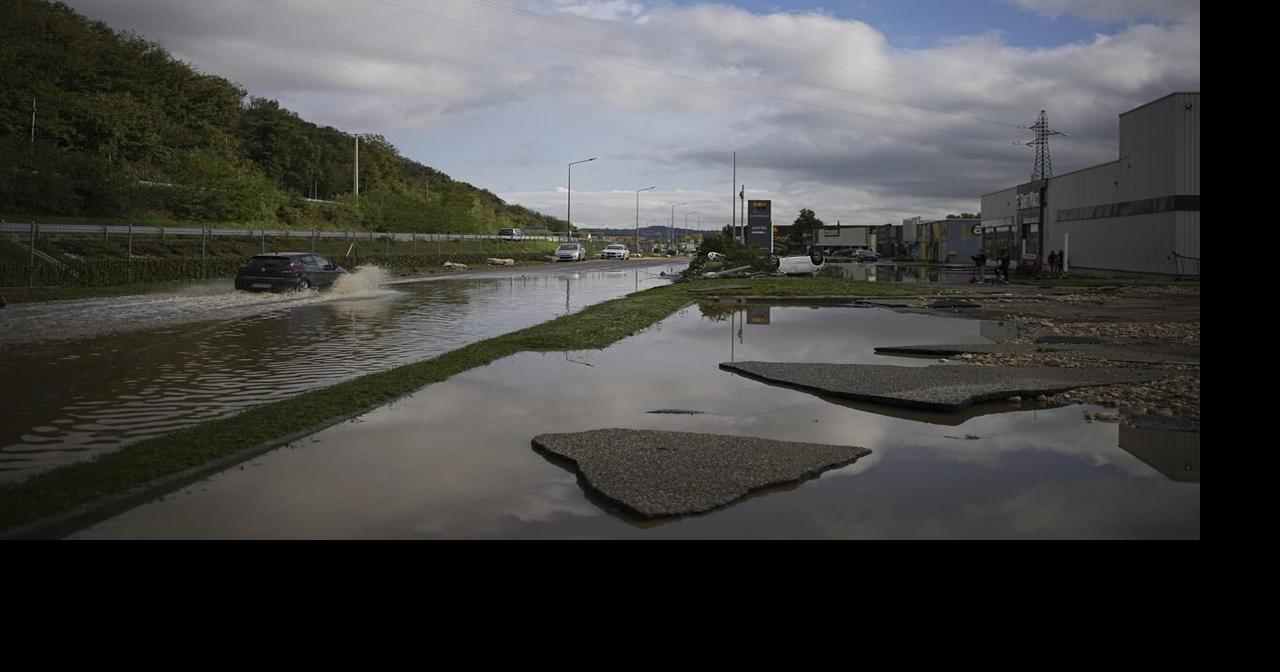 Two days of torrential rain bring major flooding to central France