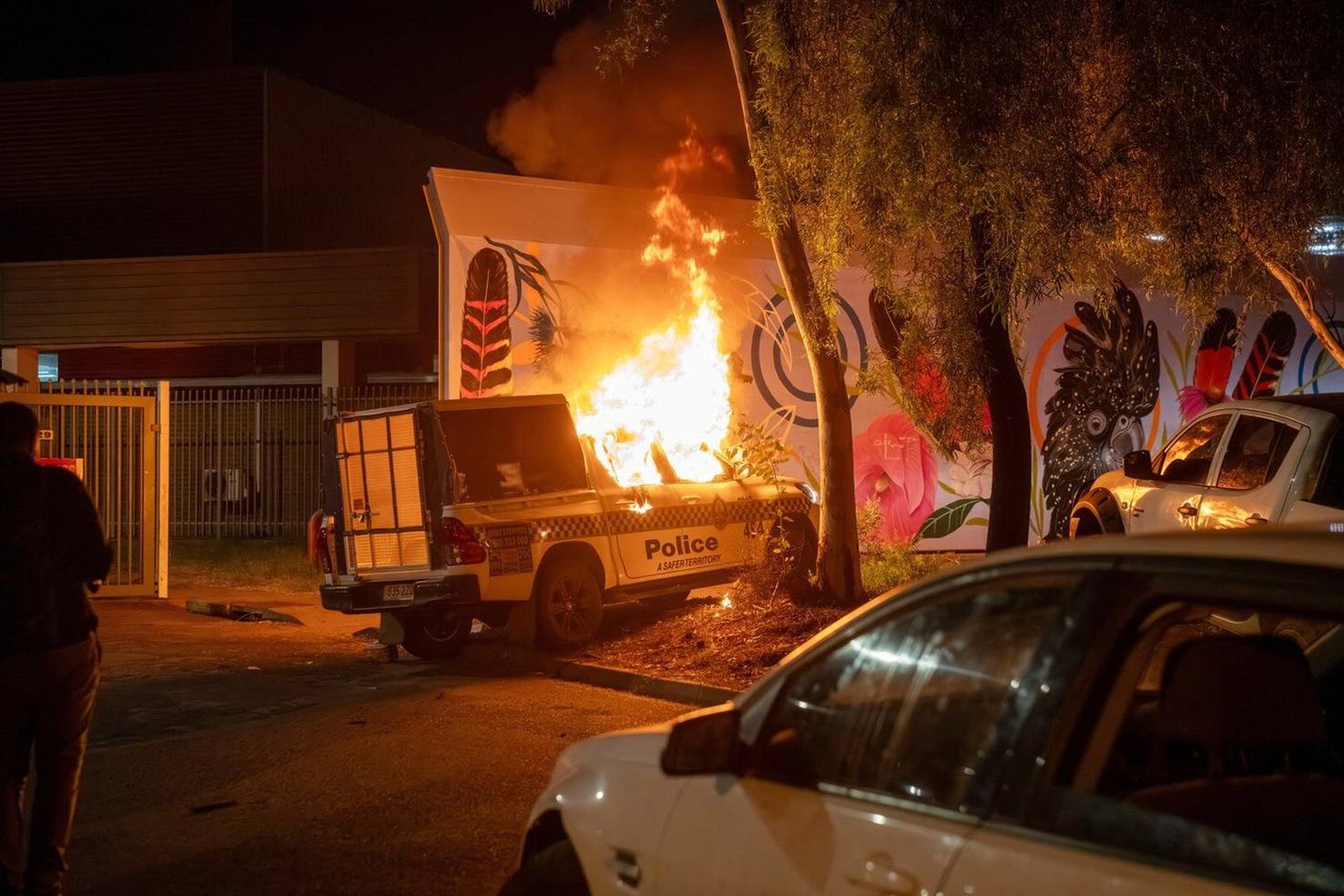 An angry crowd riots outside Australian hospital treating suspect in 5 ...